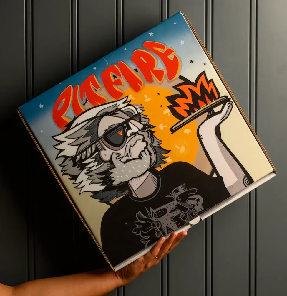 Boxed In: Pitfire Pizza X Fatspatrol for 8th edition of its Box Art Programme