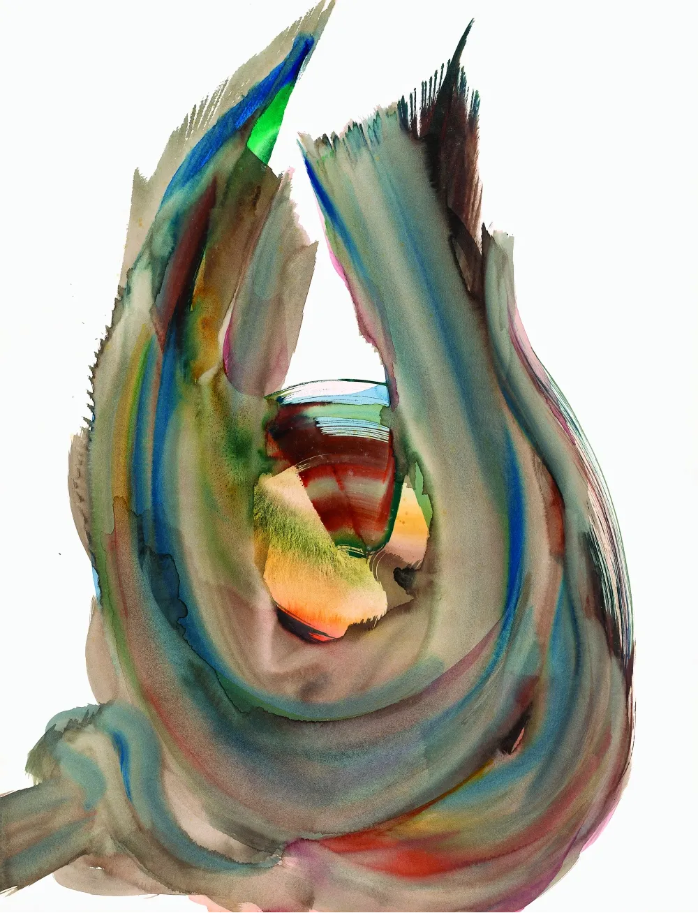 Nja Mahdaoui, Untitled – Gestuelle 4, early 1970s.webp