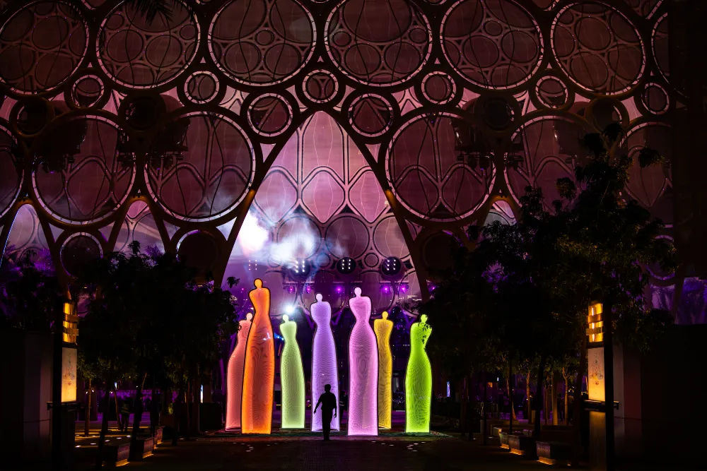 Dr. Najat Makki’s The Scent of Memories, Dhai Dubai Light Art Festival .webp