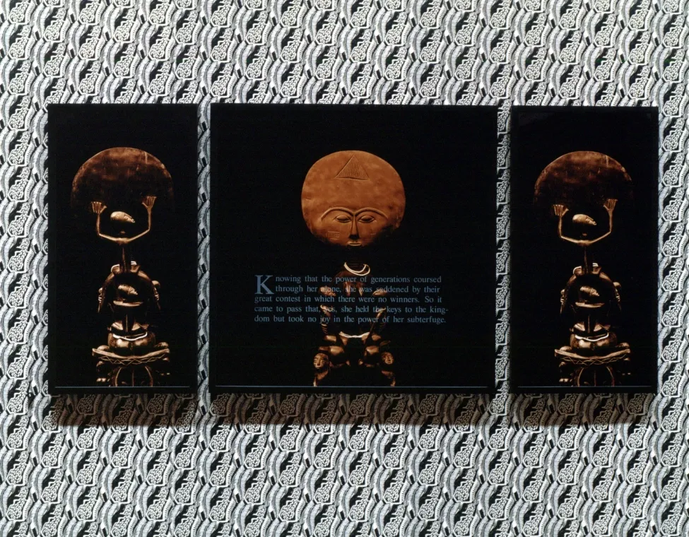 Carrie Mae Weems. She Had Her Keys To The Kingdom (1993) - Installation View.webp