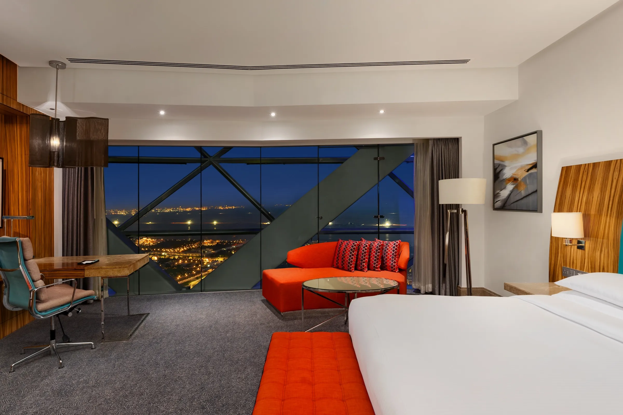 Review: A walking gallery of art inside the bold architecture of Andaz Capital Gate Abu Dhabi