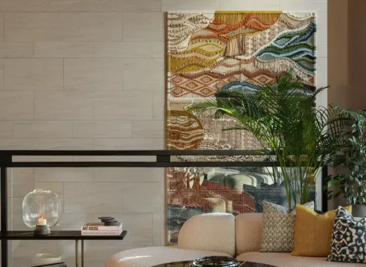 Art installation in lobby at Banyan Tree Dubai.webp