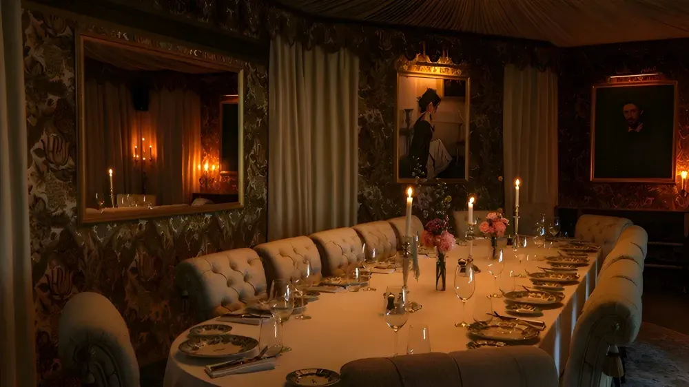 Maison Revka Dubai — intimate French-inspired dining room interior