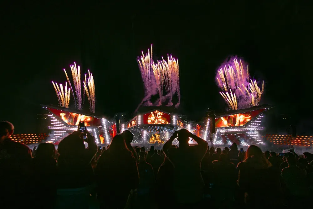 Soundstorm 2025 stage and light show — Saudi Arabia's biggest music festival